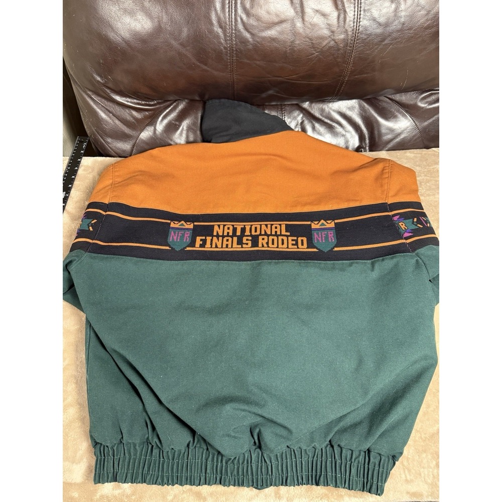 Vintage 90s NFR National Finals Rodeo Jacket XL Made USA Southwestern Western - Picture 16 of 16